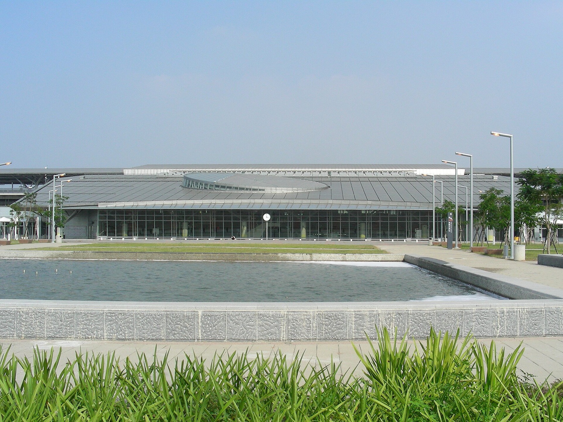Tainan HSR Station exterior in Gueiren